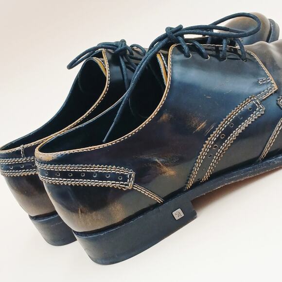 Bugatchi Mens Brown Leather Wing Tips Lace Up Oxford Sz 9 main image 8